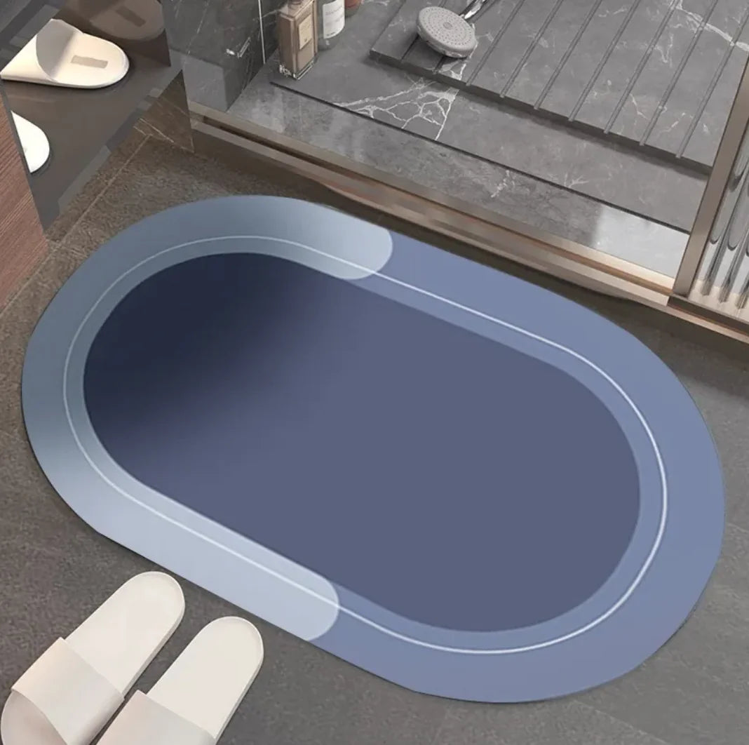 Eco-Friendly Diatom Mat – Quick-Dry, Non-Slip Water Absorbing Bathroom Mat