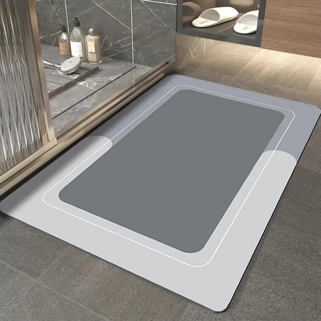Eco-Friendly Diatom Mat – Quick-Dry, Non-Slip Water Absorbing Bathroom Mat