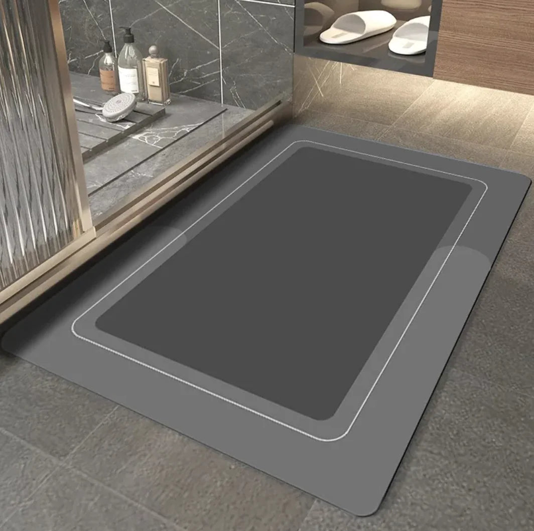 Eco-Friendly Diatom Mat – Quick-Dry, Non-Slip Water Absorbing Bathroom Mat