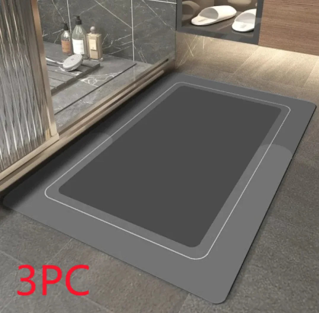 Eco-Friendly Diatom Mat – Quick-Dry, Non-Slip Water Absorbing Bathroom Mat